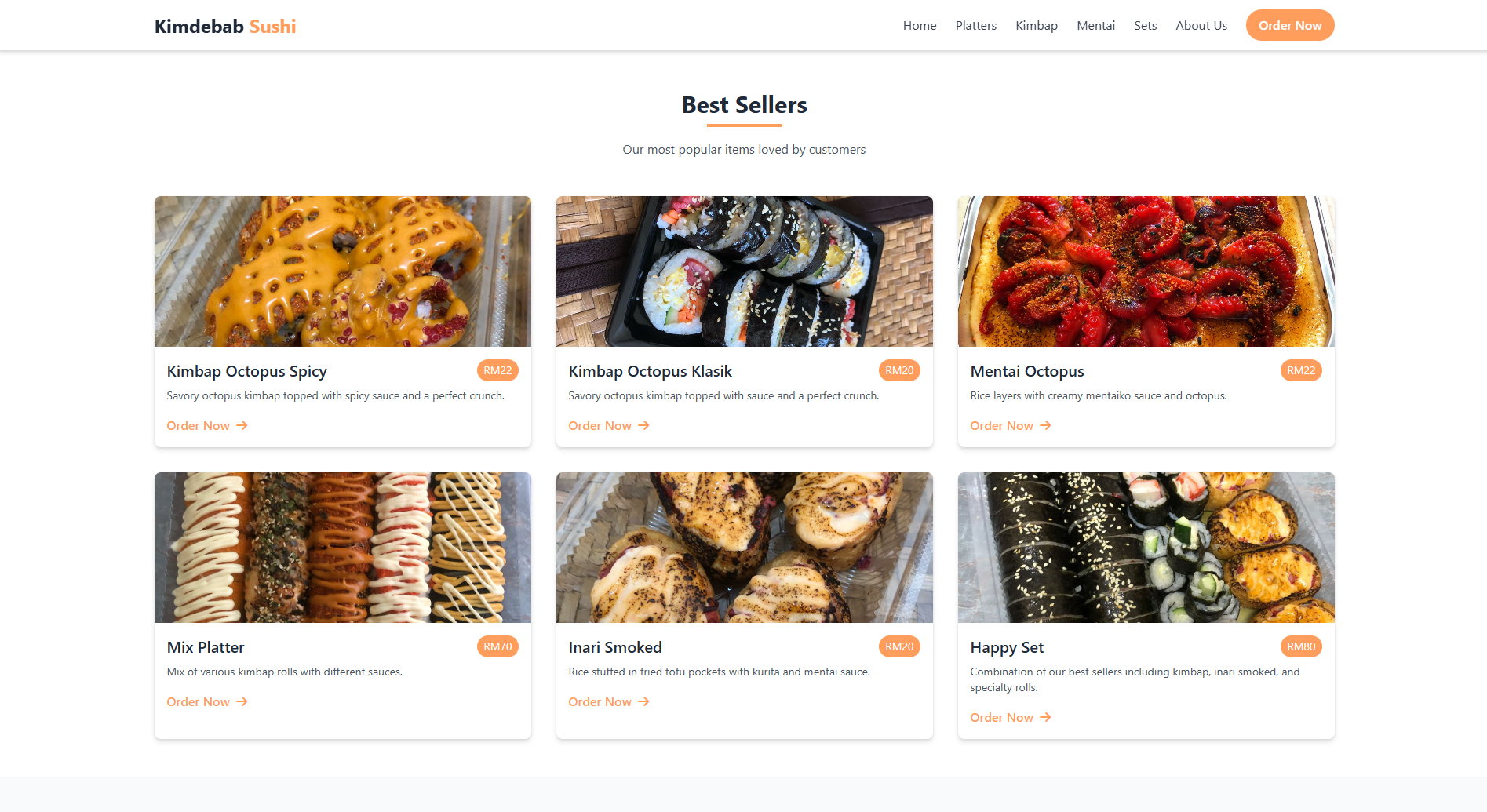 Online Food Website